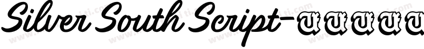 Silver South Script字体转换